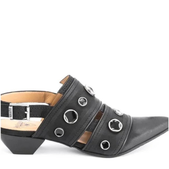 Pointed Black Mule “Truth Serena” by John Fluevog - Picture 4 of 11